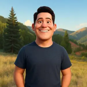 An AI Generated image of Zach Yazzie