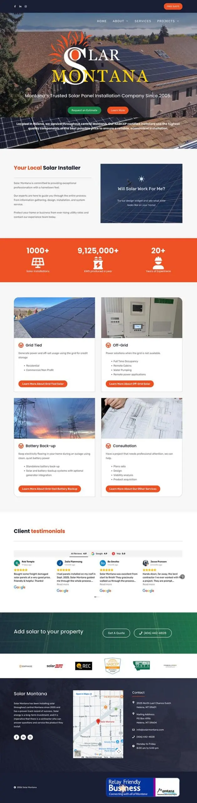 Website screenshot - KOA.com