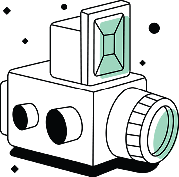 icon-photography-videography Icon - illustration of an old video camera