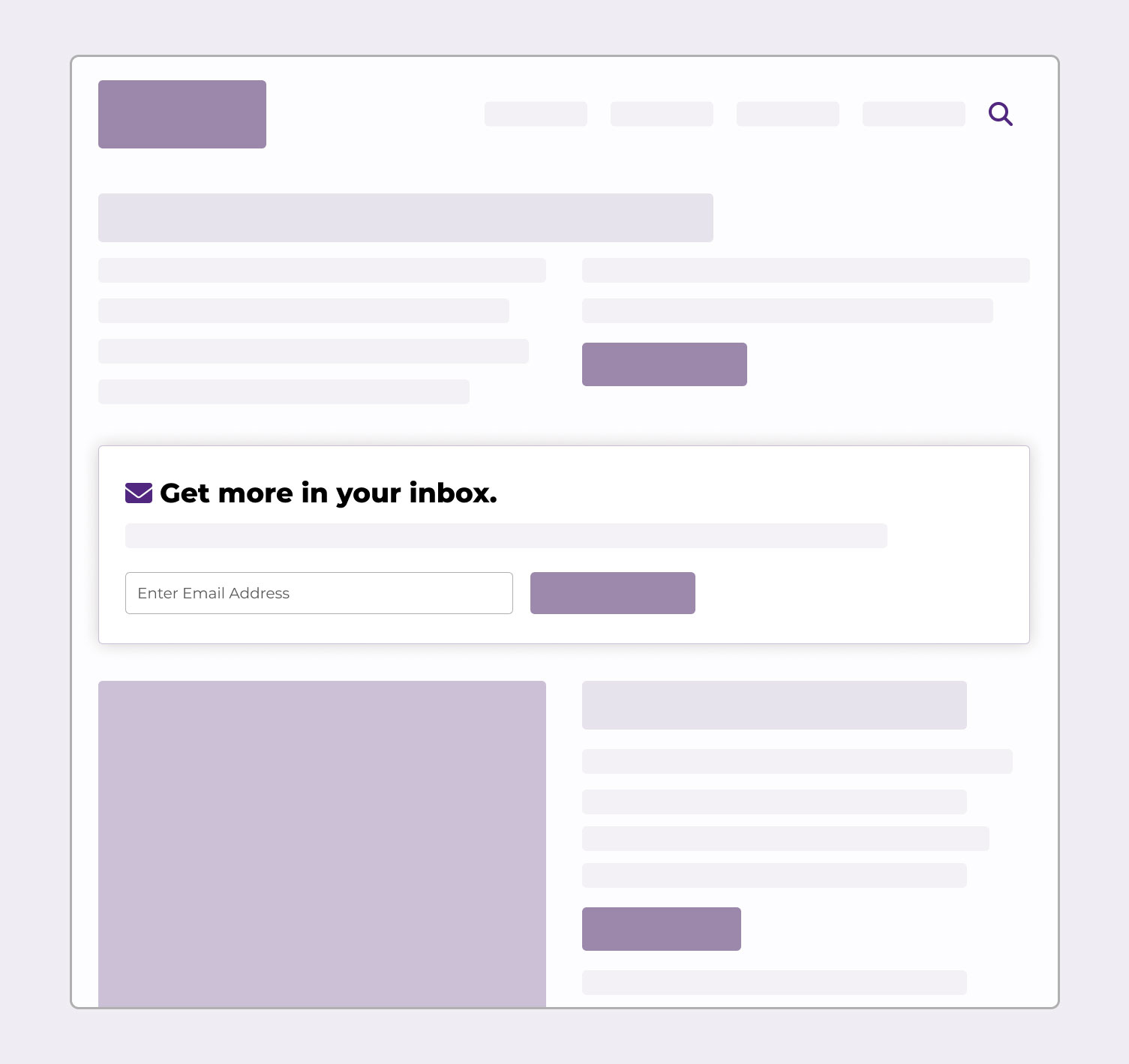Illustration-Email-Signup-longer Illustrated example of an email newsletter signup on a website