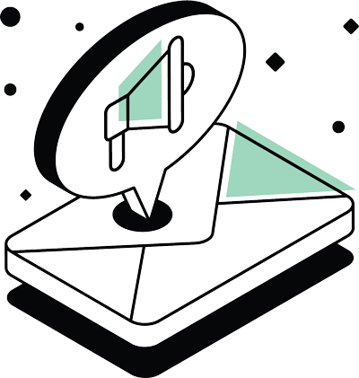 icon-illustration-email-marketing Icon illustration representing email marketing