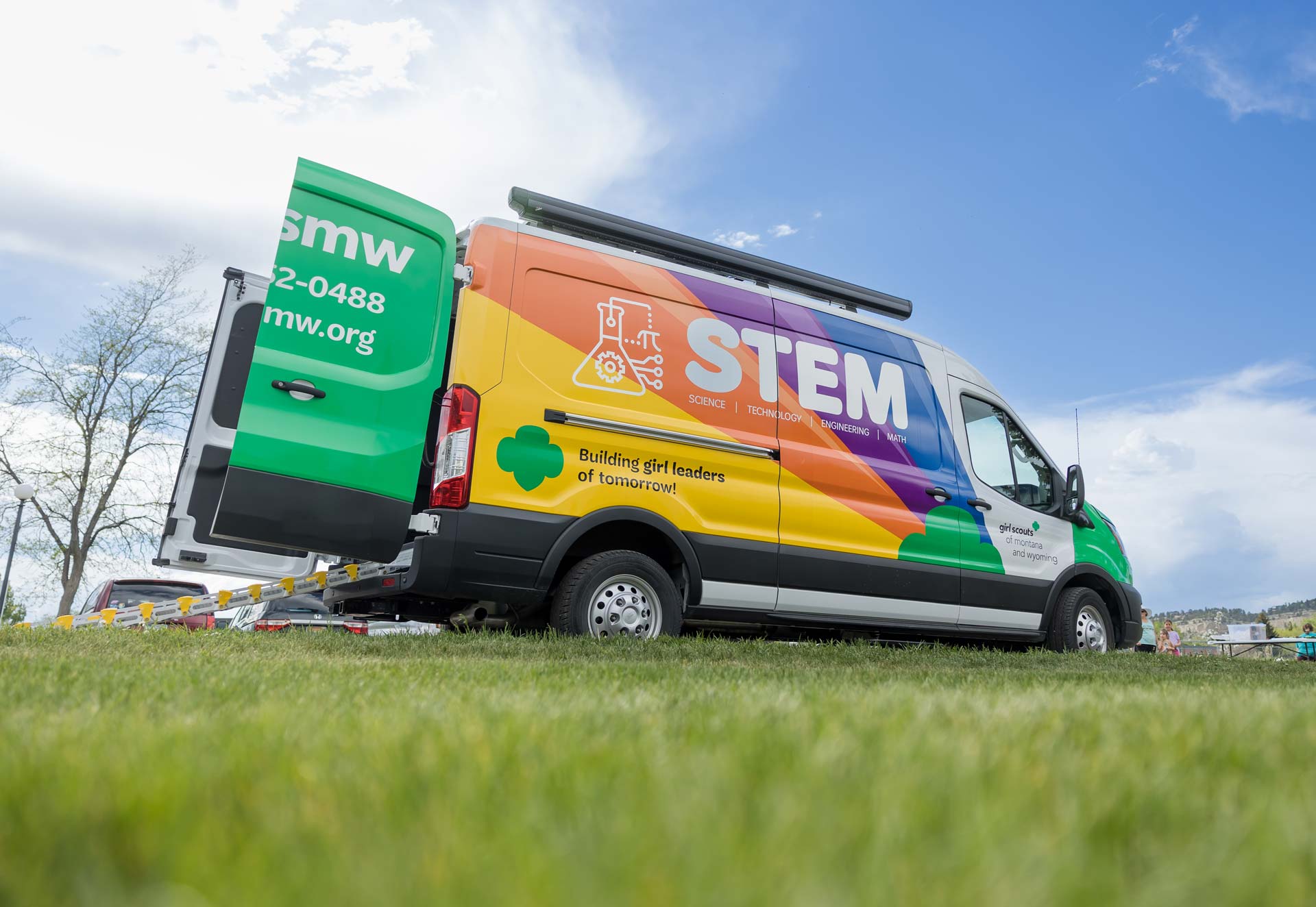 gsmw-stem-van-00003 STEM van from the Girl Scouts of MT and WY