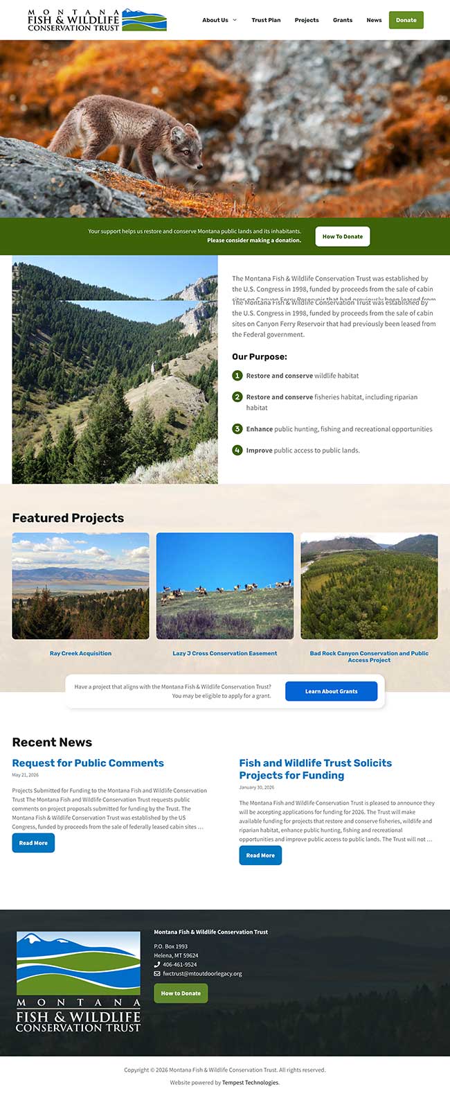 Website screenshot - KOA.com