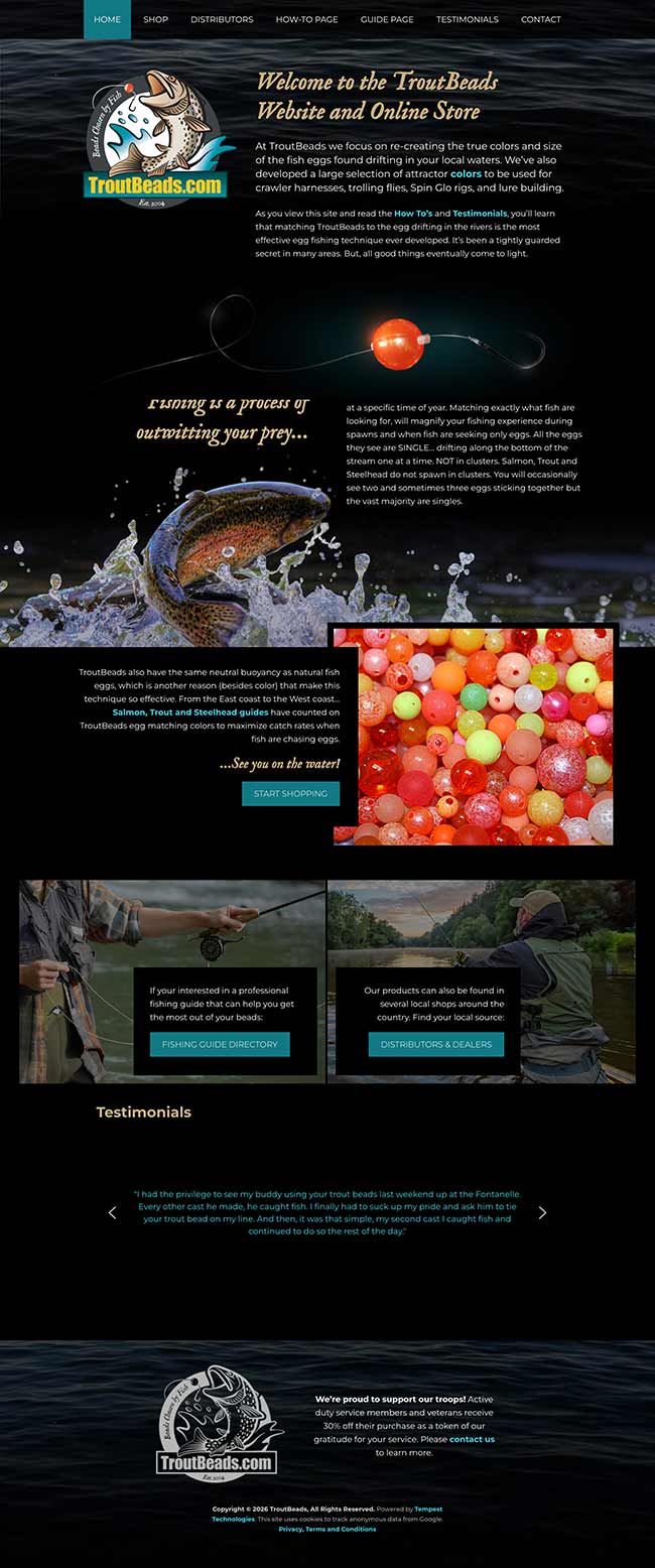 Website screenshot - KOA.com