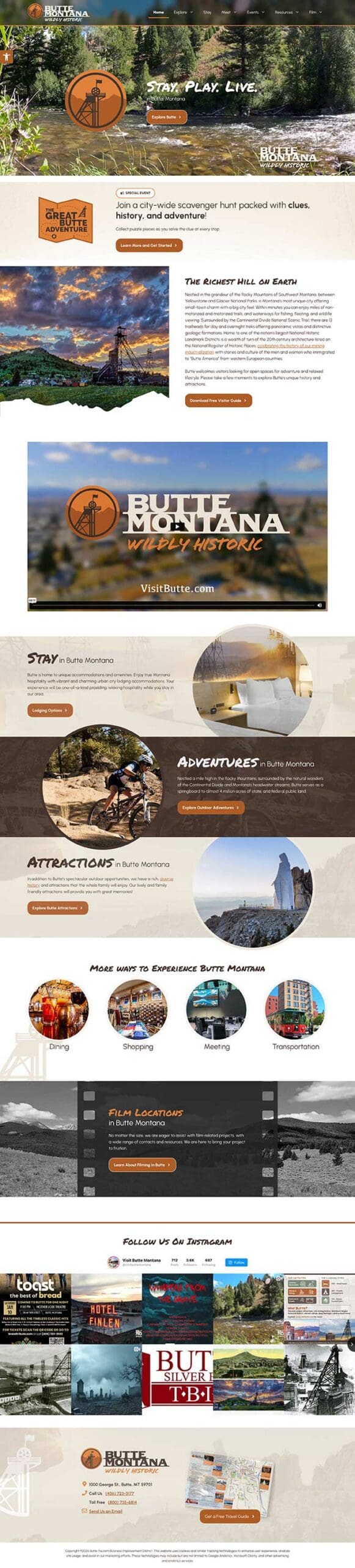 Screenshot of the home page from fortheloveofcamping.com